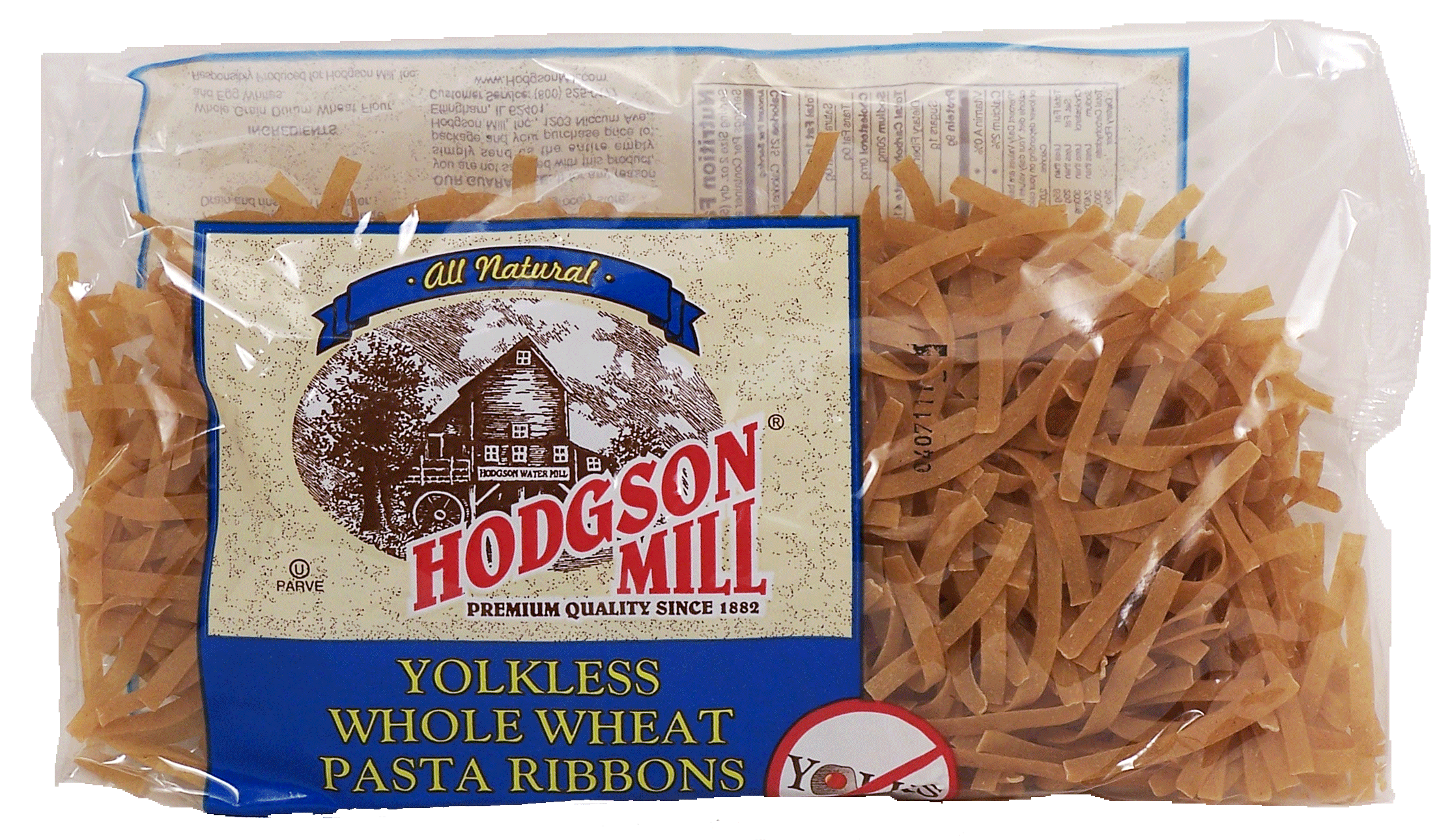 Hodgson Mill  yolkless whole wheat pasta ribbons Full-Size Picture